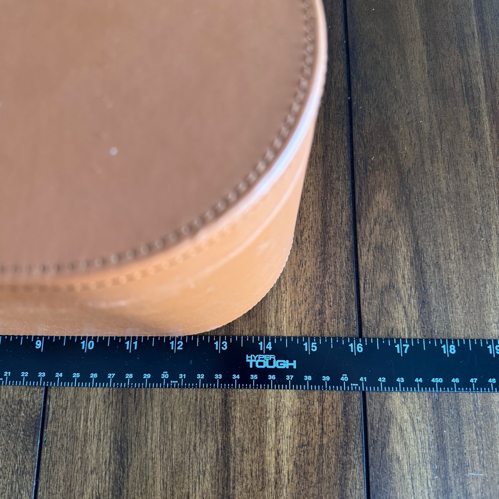 Dyson‎ Airwrap Styler Leather Large Storage Hard Box Brown Traveling Case Only - Picture 6 of 9
